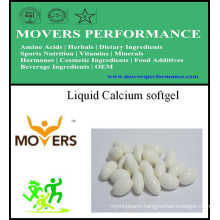 Liquid Calcium Softgel/Vegetable Softgel/No Preservatives